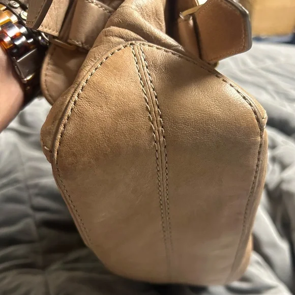 Kooba Jacinda Distressed Leather
Belted Shoulder bag - Picture 8 of 15